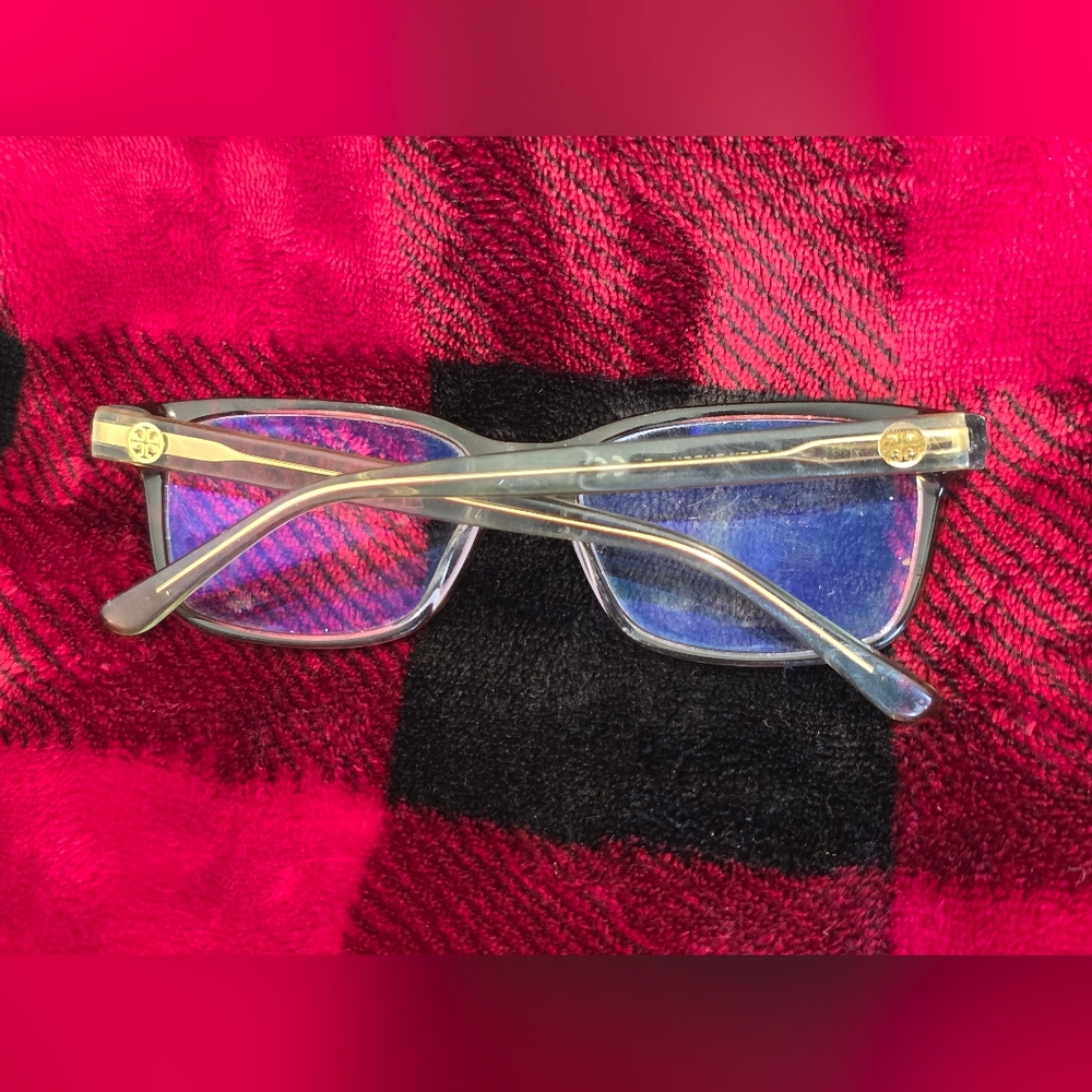 Tory Burch Clear Light Brown Rectangular Eyeglass… - image 6